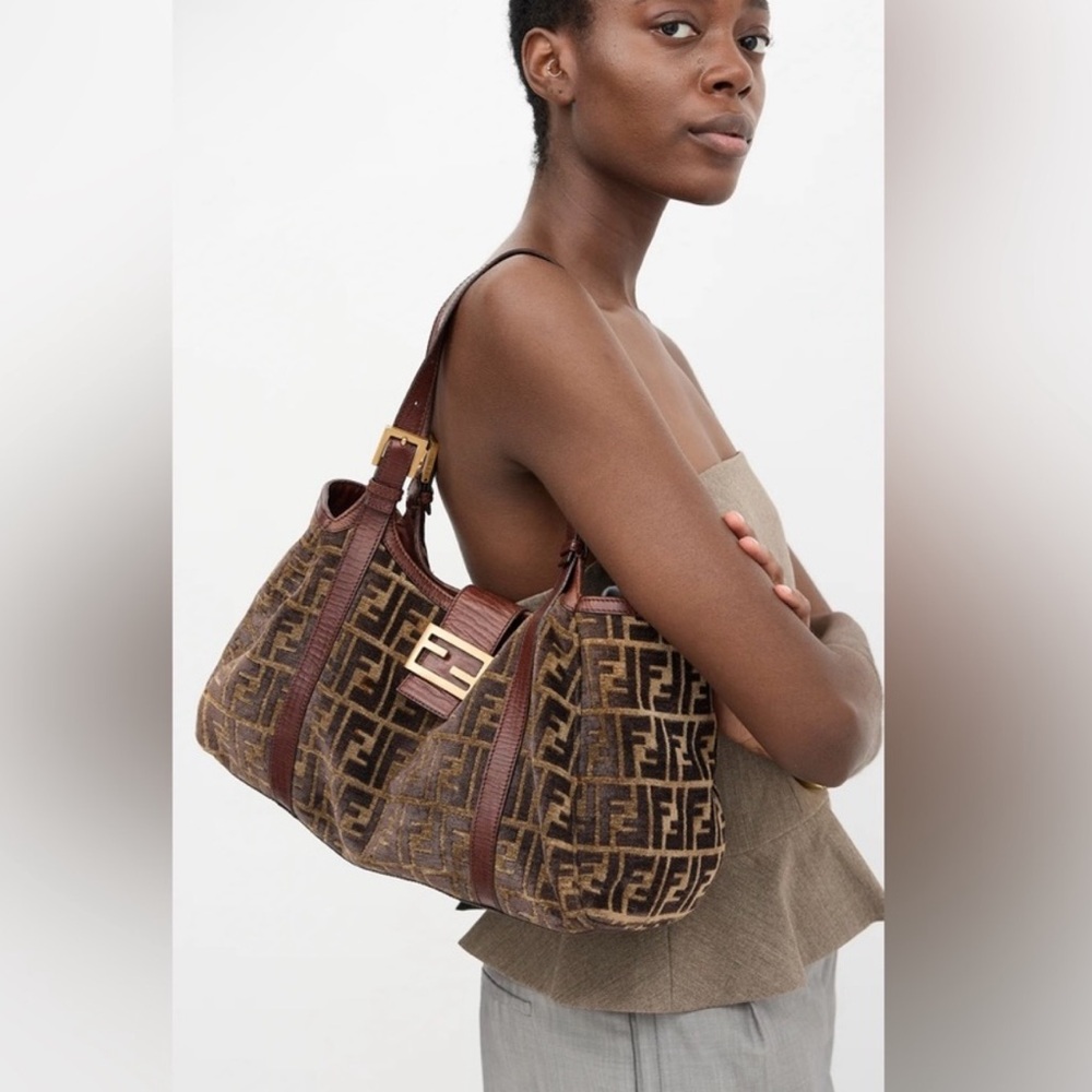 Fendi Zucca mama Shoulder Bag